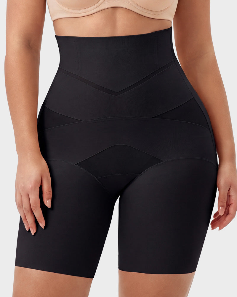 Women's High-Waisted Tummy Control Butt-Lift Shaper Shorts