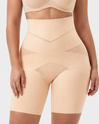 Women's High-Waisted Tummy Control Butt-Lift Shaper Shorts