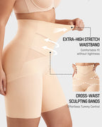 Women's High-Waisted Tummy Control Butt-Lift Shaper Shorts