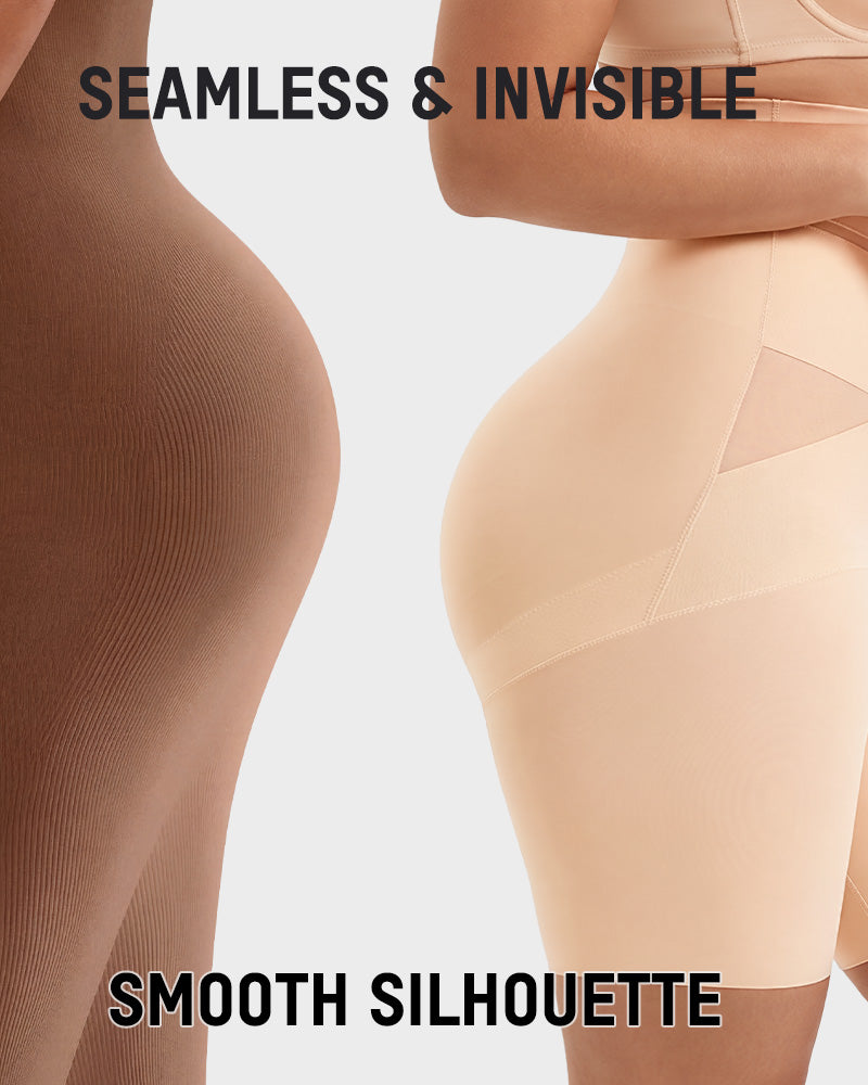 Women's High-Waisted Tummy Control Butt-Lift Shaper Shorts