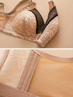 Chest-Lifting and Gathered Anti-Sagging with Thin Bra Without Rims / Sexy Lace Elegant