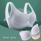 "NAYSA"  Breathable - Thin Ice Silk Seamless Bra  (Set of 3)