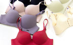 Set Of Comfort Smooth T-Shirt Invisible With Enhanced Pads & 3-Row Back Hook Push Up Bra For Women