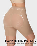 Women's High-Waist Zip-Up Shaping Shorts