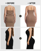 Women's High-Waist Zip-Up Shaping Shorts