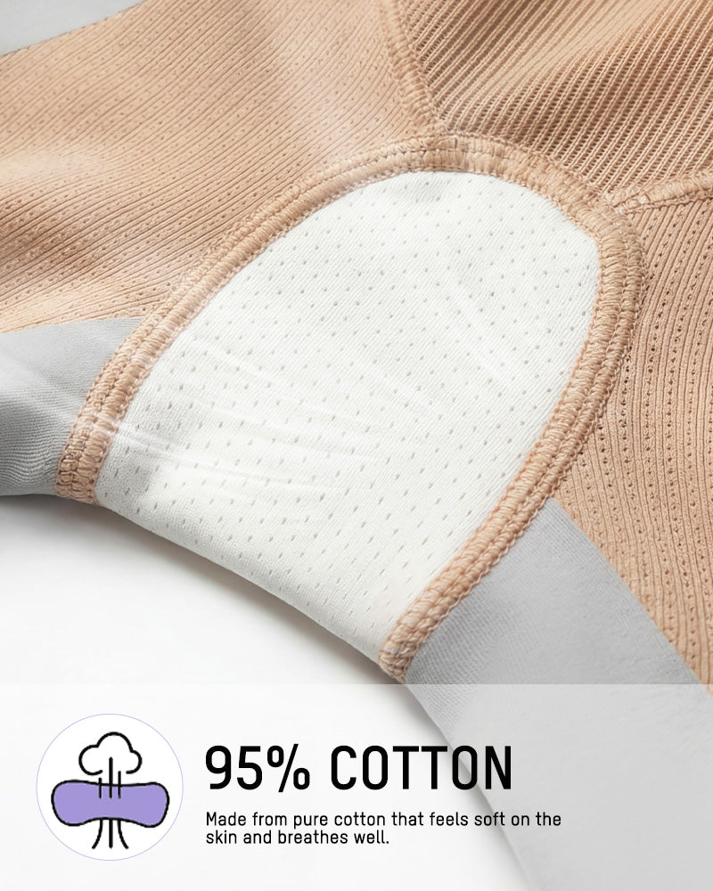 Women's High-Waist Zip-Up Shaping Shorts
