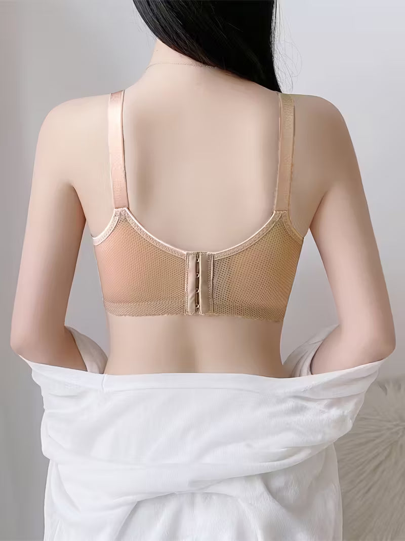 Chest-Lifting and Gathered Anti-Sagging with Thin Bra Without Rims / Sexy Lace Elegant