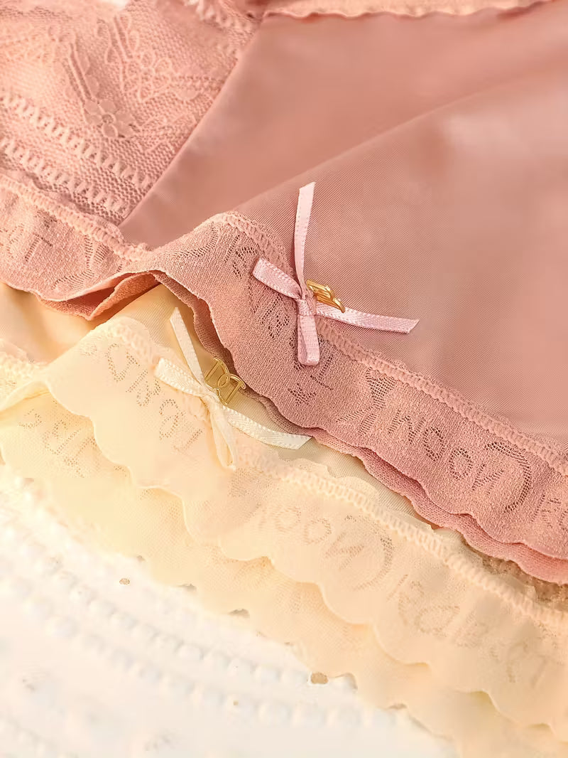 6 PIS SET - Lace Panties for Women, Pure Desire Ice Fabric, Seamless Tummy Control, 2026 New Arrival